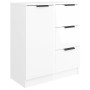 Anrichte aus Sperrholz glänzend weiß 60x30x70 cm von vidaXL, Sideboards - Ref: Foro24-811085, Preis: 86,36 €, Rabatt: %