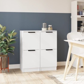 Sideboards 2 pcs white plywood 30x30x70 cm by vidaXL, Sideboards - Ref: Foro24-811170, Price: 72,55 €, Discount: %