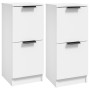 Sideboards 2 pcs white plywood 30x30x70 cm by vidaXL, Sideboards - Ref: Foro24-811170, Price: 72,79 €, Discount: %