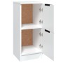 Aparadores 2 uds madera contrachapada blanco 30x30x70 cm de vidaXL, Aparadores - Ref: Foro24-811170, Precio: 72,79 €, Descuen...