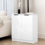 Sideboards 2 units glossy white plywood 30x30x70 cm by vidaXL, Sideboards - Ref: Foro24-811146, Price: 59,99 €, Discount: %