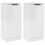 Sideboards 2 units glossy white plywood 30x30x70 cm by vidaXL, Sideboards - Ref: Foro24-811146, Price: 59,99 €, Discount: %