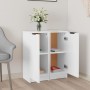 Sideboards 2 units glossy white plywood 30x30x70 cm by vidaXL, Sideboards - Ref: Foro24-811146, Price: 59,99 €, Discount: %