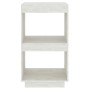 Estantería madera maciza de pino blanca 40x35x71 cm de vidaXL, Librerías y estanterías - Ref: Foro24-810840, Precio: 35,09 €,...