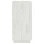 Estantería madera maciza de pino blanca 40x35x71 cm de vidaXL, Librerías y estanterías - Ref: Foro24-810840, Precio: 35,09 €,...