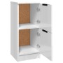 Aparador de madera contrachapada blanco brillante 30x30x70 cm de vidaXL, Aparadores - Ref: Foro24-811181, Precio: 54,41 €, De...