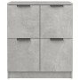 Concrete gray plywood sideboard 60x30x70 cm by vidaXL, Sideboards - Ref: Foro24-811101, Price: 55,20 €, Discount: %