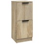 Aparador de madera contrachapada roble Sonoma 30x30x70 cm de vidaXL, Aparadores - Ref: Foro24-811175, Precio: 42,82 €, Descue...