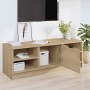 Mueble de TV madera contrachapada color roble 102x35,5x36,5 cm de vidaXL, Muebles TV - Ref: Foro24-811370, Precio: 62,61 €, D...