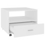 Mesa de centro madera contrachapada blanco 55x55x40 cm de vidaXL, Mesas de centro - Ref: Foro24-810926, Precio: 58,99 €, Desc...