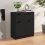 Black plywood sideboard 60x30x70 cm by vidaXL, Sideboards - Ref: Foro24-811089, Price: 86,36 €, Discount: %