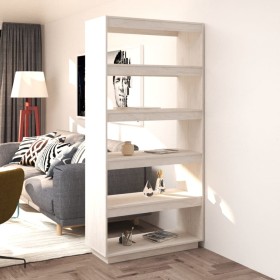 White pine shelving/space divider 80x35x167 cm by vidaXL, Bookcases and shelves - Ref: Foro24-810895, Price: 121,99 €, Discou...