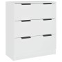 White plywood sideboard 60x30x70 cm by vidaXL, Sideboards - Ref: Foro24-811070, Price: 97,31 €, Discount: %