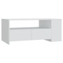 Mesa de centro madera de ingeniería blanco 102x55x42 cm de vidaXL, Mesas de centro - Ref: Foro24-810917, Precio: 85,62 €, Des...