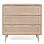 Finori Drawer Bali 03A Sonoma oak color and cane pattern by Finori, Drawers - Ref: Foro24-441174, Price: 191,85 €, Discount: %