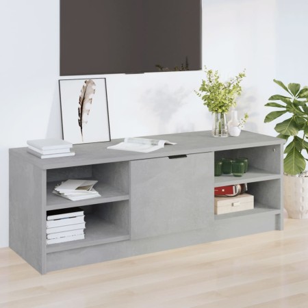 Concrete gray plywood TV cabinet 102x35.5x36.5cm by vidaXL, TV Furniture - Ref: Foro24-811371, Price: 63,16 €, Discount: %