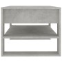 Mesa de centro madera contrachapada gris hormigón 102x55x45 cm de vidaXL, Mesas de centro - Ref: Foro24-810903, Precio: 68,27...