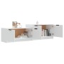 Weißer TV-Schrank aus Sperrholz, 158,5 x 36 x 45 cm von vidaXL, TV-Möbel - Ref: Foro24-811484, Preis: 79,41 €, Rabatt: %