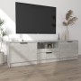 Mueble de TV madera contrachapada gris hormigón 140x35x40 cm de vidaXL, Muebles TV - Ref: Foro24-811452, Precio: 92,13 €, Des...