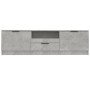 TV-Schrank aus betongrauem Sperrholz, 140 x 35 x 40 cm von vidaXL, TV-Möbel - Ref: Foro24-811452, Preis: 83,60 €, Rabatt: %