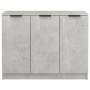 Aparador de madera contrachapada gris hormigón 90,5x30x70 cm de vidaXL, Aparadores - Ref: Foro24-811191, Precio: 64,25 €, Des...