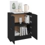 Black plywood sideboard 60x30x70 cm by vidaXL, Sideboards - Ref: Foro24-811098, Price: 60,10 €, Discount: %