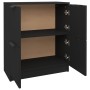 Aparador de madera contrachapada negro 60x30x70 cm de vidaXL, Aparadores - Ref: Foro24-811098, Precio: 54,69 €, Descuento: %