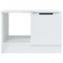 White gloss plywood coffee table 50x50x36 cm by vidaXL, Coffee table - Ref: Foro24-811346, Price: 46,68 €, Discount: %