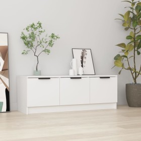 White plywood TV cabinet 102x35x36.5 cm by vidaXL, TV Furniture - Ref: Foro24-811358, Price: 73,87 €, Discount: %