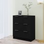 Black plywood sideboard 60x30x70 cm by vidaXL, Sideboards - Ref: Foro24-811071, Price: 62,99 €, Discount: %