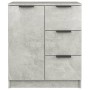 Betongraues Sperrholz-Sideboard 60x30x70 cm von vidaXL, Sideboards - Ref: Foro24-811083, Preis: 70,92 €, Rabatt: %