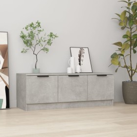 TV stand made of gray concrete plywood 102x35x36.5 cm by vidaXL, TV Furniture - Ref: Foro24-811362, Price: 68,14 €, Discount: %