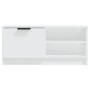 TV stand made of white plywood 80x35x36.5 cm by vidaXL, TV Furniture - Ref: Foro24-811466, Price: 50,48 €, Discount: %