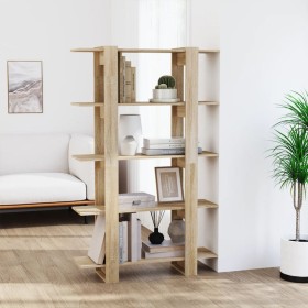 Shelving/space divider Sonoma oak color 100x30x160 cm by vidaXL, Bookcases and shelves - Ref: Foro24-811532, Price: 72,99 €, ...