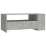 Mesa de centro madera de ingeniería gris hormigón 102x55x42 cm de vidaXL, Mesas de centro - Ref: Foro24-810921, Precio: 89,67...