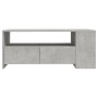 Mesa de centro madera de ingeniería gris hormigón 102x55x42 cm de vidaXL, Mesas de centro - Ref: Foro24-810921, Precio: 89,67...