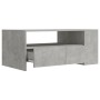 Mesa de centro madera de ingeniería gris hormigón 102x55x42 cm de vidaXL, Mesas de centro - Ref: Foro24-810921, Precio: 89,67...