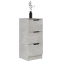 Aparador 2 uds madera contrachapada gris hormigón 30x30x70 cm de vidaXL, Aparadores - Ref: Foro24-811160, Precio: 77,33 €, De...