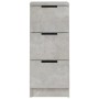 Aparador 2 uds madera contrachapada gris hormigón 30x30x70 cm de vidaXL, Aparadores - Ref: Foro24-811160, Precio: 86,76 €, De...