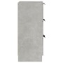 Aparador 2 uds madera contrachapada gris hormigón 30x30x70 cm de vidaXL, Aparadores - Ref: Foro24-811160, Precio: 77,33 €, De...