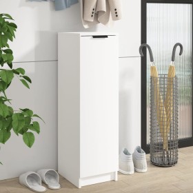 White plywood shoe cabinet 30x35x100 cm by vidaXL, Shoe racks and shoe organizers - Ref: Foro24-811430, Price: 71,99 €, Disco...