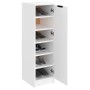 White plywood shoe cabinet 30x35x100 cm by vidaXL, Shoe racks and shoe organizers - Ref: Foro24-811430, Price: 78,89 €, Disco...