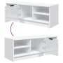 Glänzend weißer Sperrholz-TV-Schrank 102 x 35,5 x 36,5 cm von vidaXL, TV-Möbel - Ref: Foro24-811373, Preis: 60,54 €, Rabatt: %