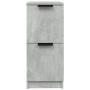 Aparadores 2 uds madera contrachapada gris hormigón 30x30x70 cm de vidaXL, Aparadores - Ref: Foro24-811178, Precio: 78,19 €, ...