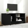 Black plywood TV cabinet 80x35x36.5 cm by vidaXL, TV Furniture - Ref: Foro24-811468, Price: 54,38 €, Discount: %