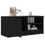 Black plywood TV cabinet 80x35x36.5 cm by vidaXL, TV Furniture - Ref: Foro24-811468, Price: 54,38 €, Discount: %