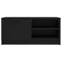 Black plywood TV cabinet 80x35x36.5 cm by vidaXL, TV Furniture - Ref: Foro24-811468, Price: 54,38 €, Discount: %