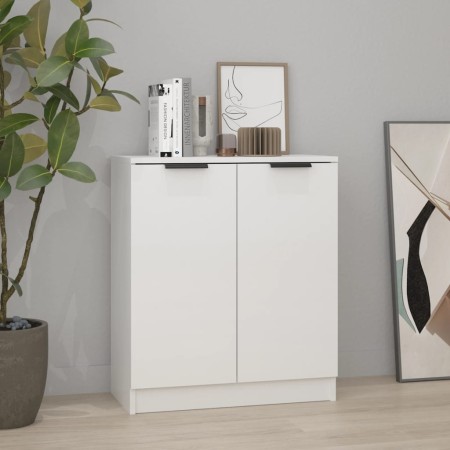 Glossy white plywood sideboard 60x30x70 cm by vidaXL, Sideboards - Ref: Foro24-811067, Price: 73,19 €, Discount: %