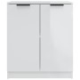 Glossy white plywood sideboard 60x30x70 cm by vidaXL, Sideboards - Ref: Foro24-811067, Price: 73,19 €, Discount: %