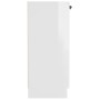 Glossy white plywood sideboard 60x30x70 cm by vidaXL, Sideboards - Ref: Foro24-811067, Price: 73,19 €, Discount: %